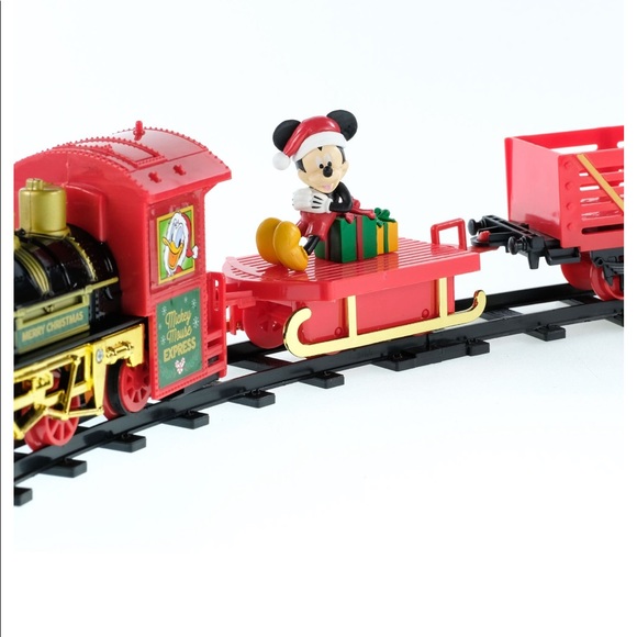 SOLDOUT RARE NIB DISNEY MICKEY MOUSE LIGHT UP MUSIC HOLIDAY EXPRESS TRAIN SET - Picture 6 of 8
